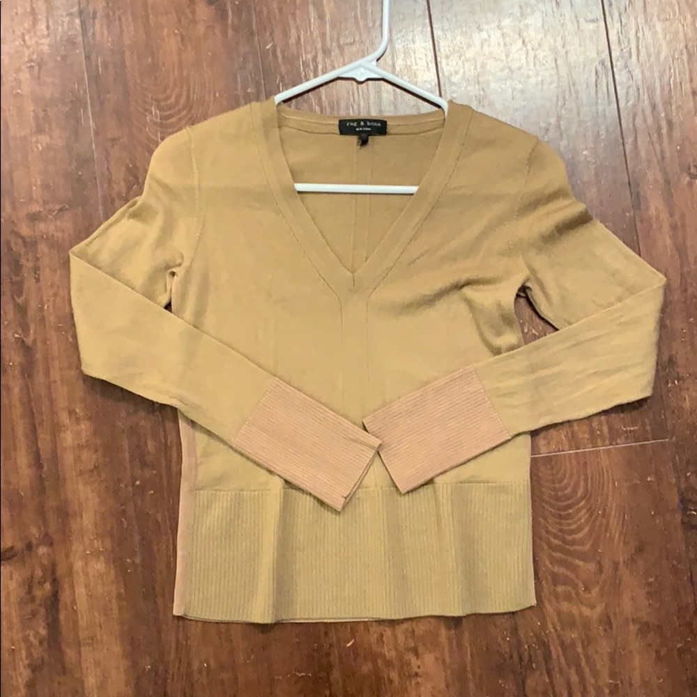 Rag&bone tan long sleeve